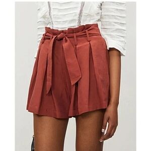 Sandro Paris - Rustic Pleated Shorts